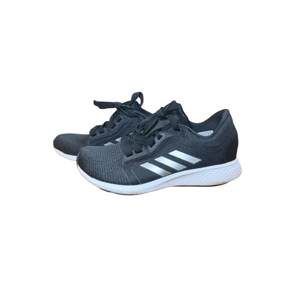 Adidas Edge Lux Womens Running Shoes Black Silver Size 8 Athletic Sneakers - Picture 1 of 8